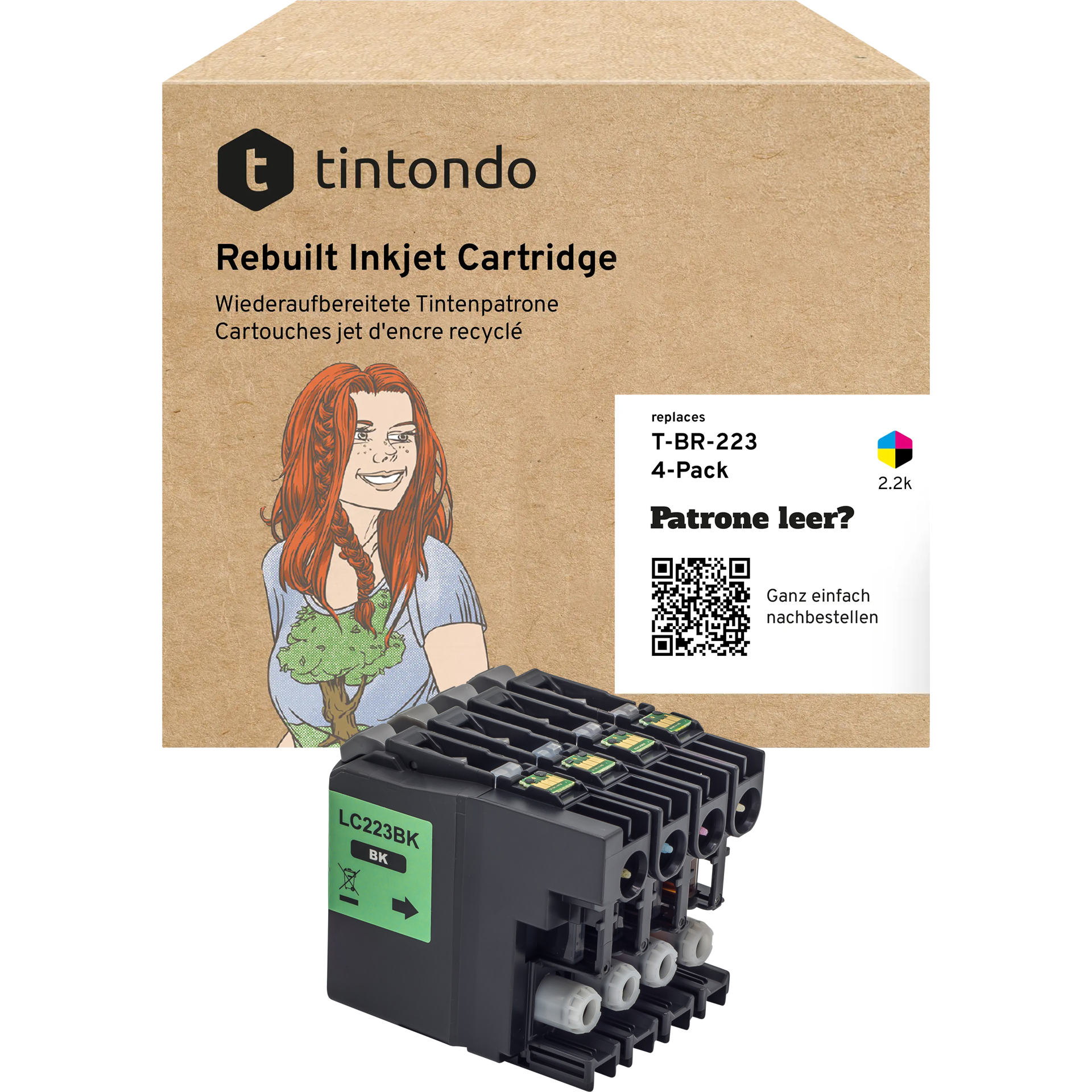 Recycelte Tintenpatronen Brother LC-223 CMYK Multipack