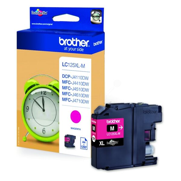 Original Tintenpatrone Brother LC-125XL Magenta