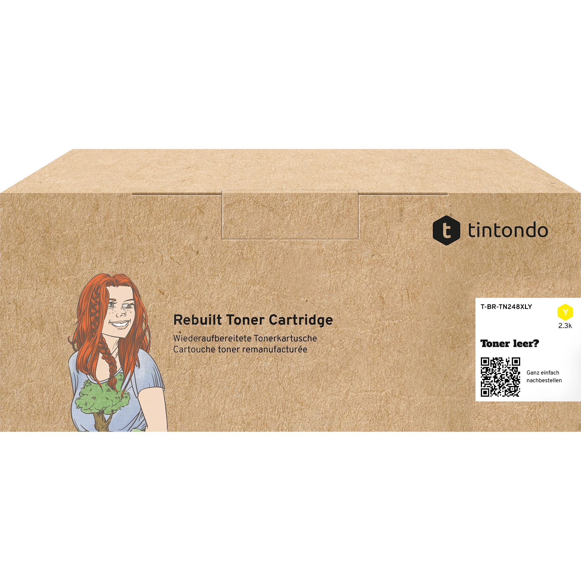 Rebuilt Toner für Brother TN-248XL Gelb