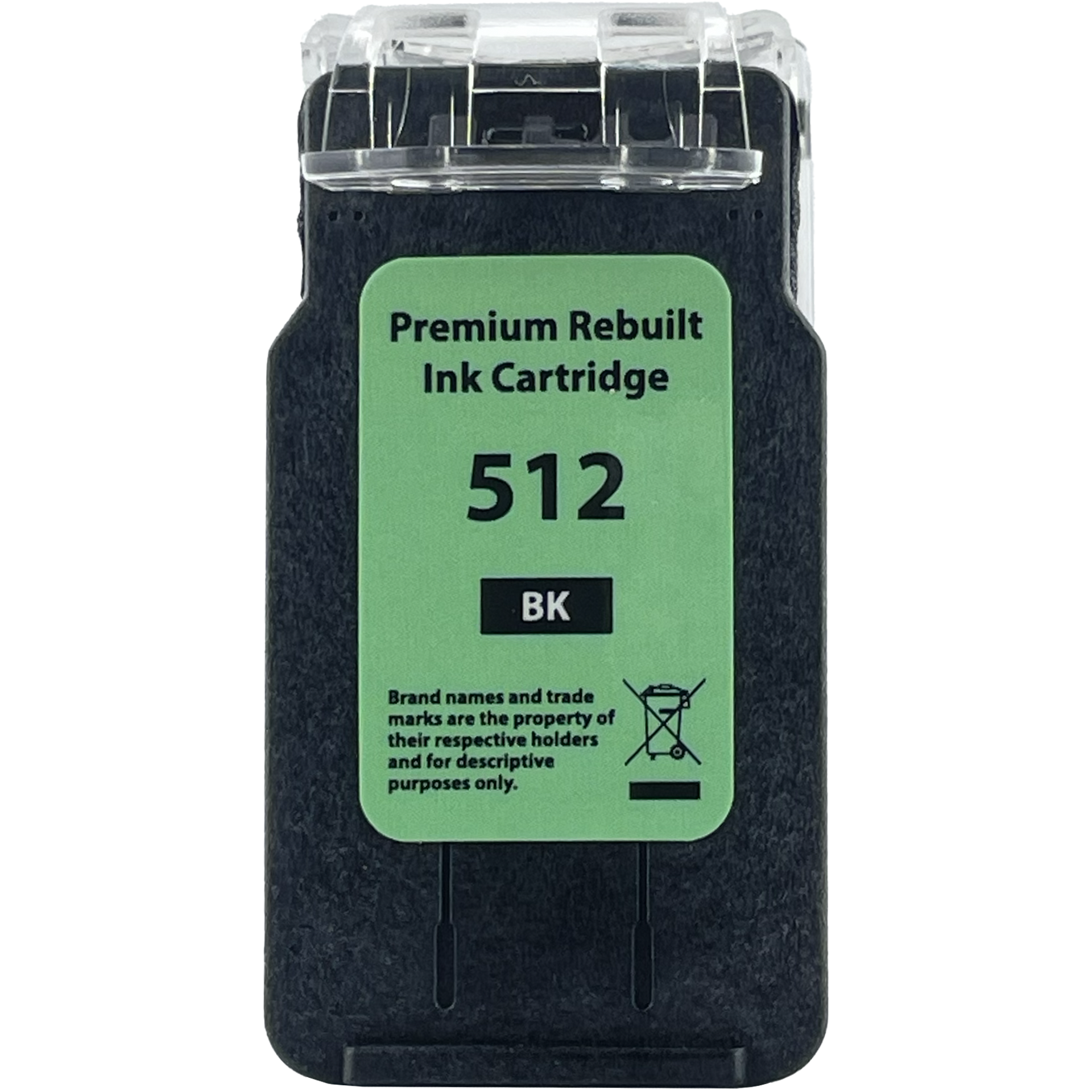 Recycelte Druckkopfpatrone Canon PG-512XL Black ~ 450 Seiten