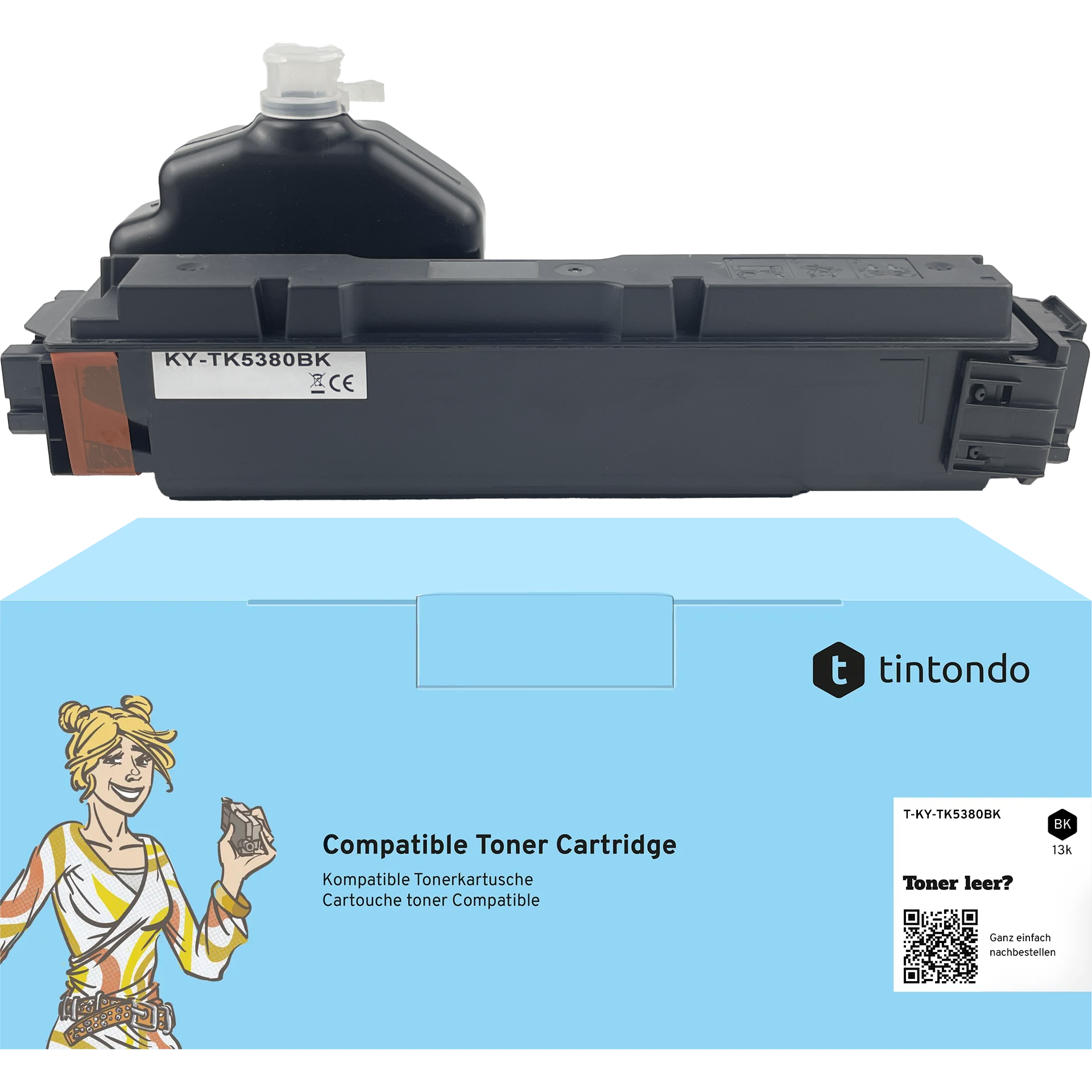 Toner, kompatibel zu Kyocera TK-5380 Black ~ 13.000 Seiten – passend für Kyocera ECOSYS MA4000cix, MA4000cifx, PA4000cx