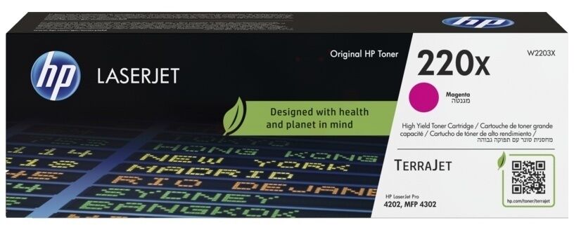 Original Toner HP W2203X (220X) Magenta