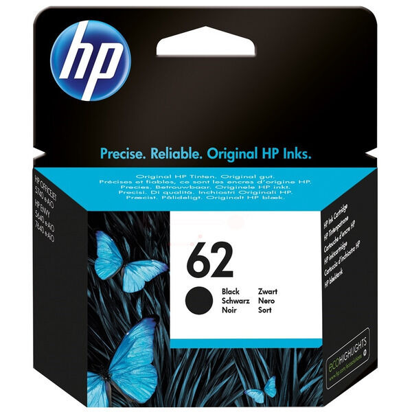 Original Druckerpatrone HP 62 Black
