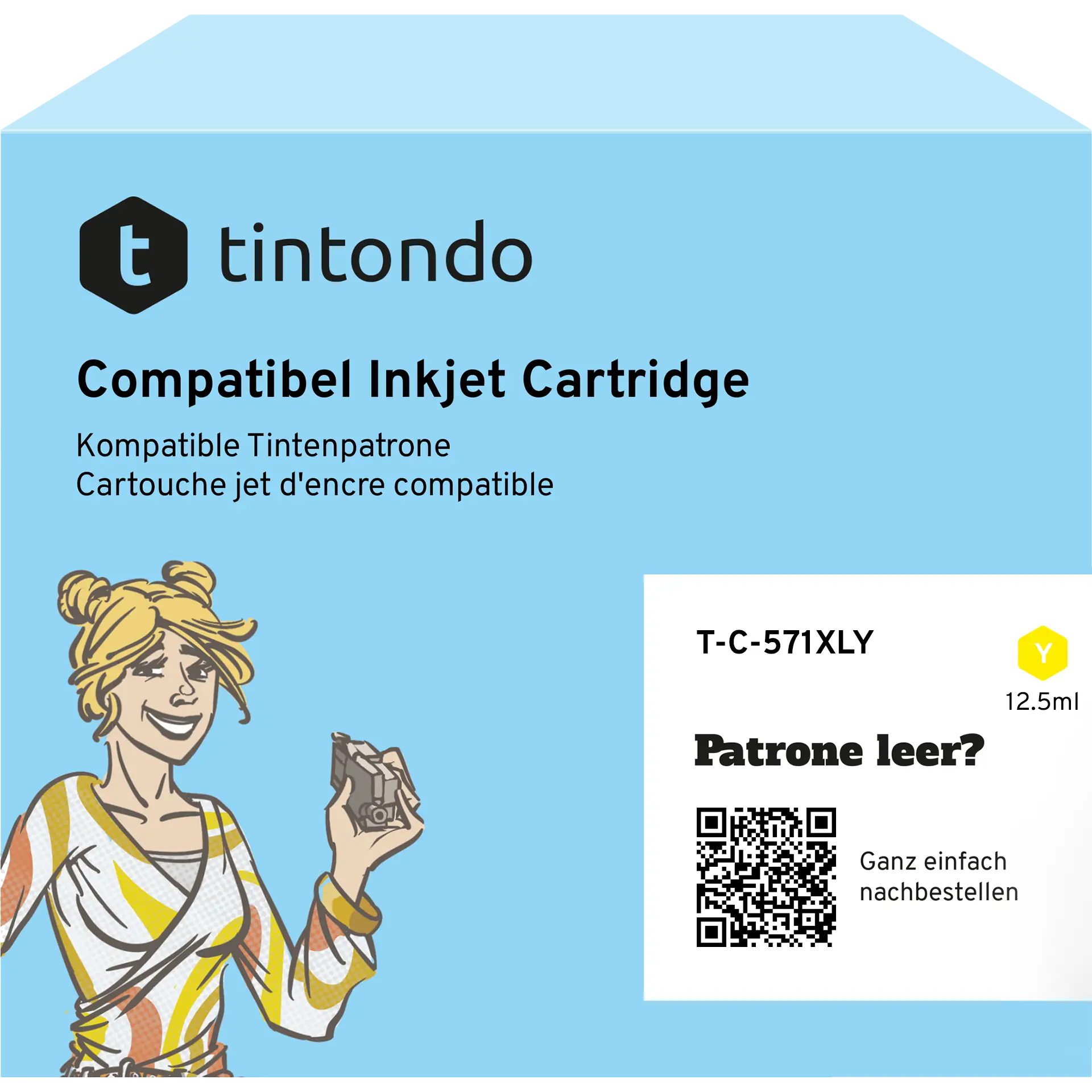 Alternative Tintenpatrone Canon CLI-571XL Yellow