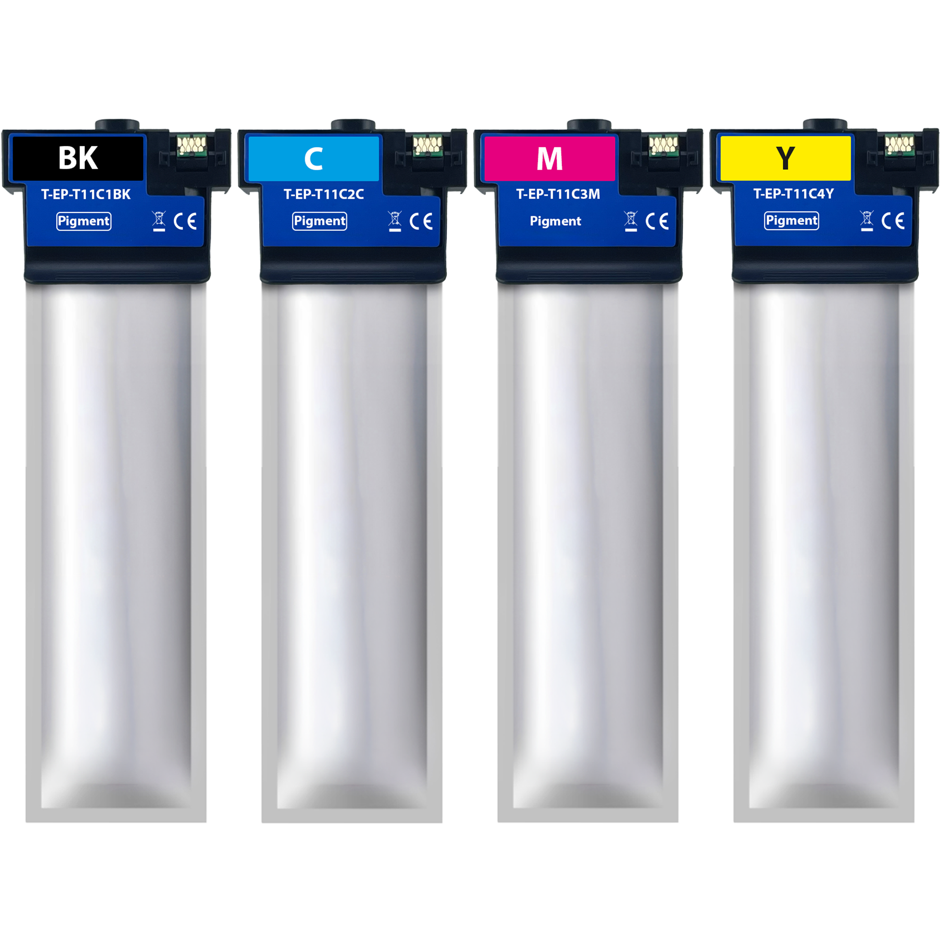 Druckerpatronen kompatibel für Epson T11C140 T11C240 T11C340 T11C440 BKCMY 4er Set