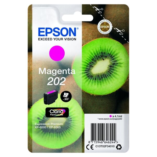 Original Tintenpatrone Epson 202 Magenta