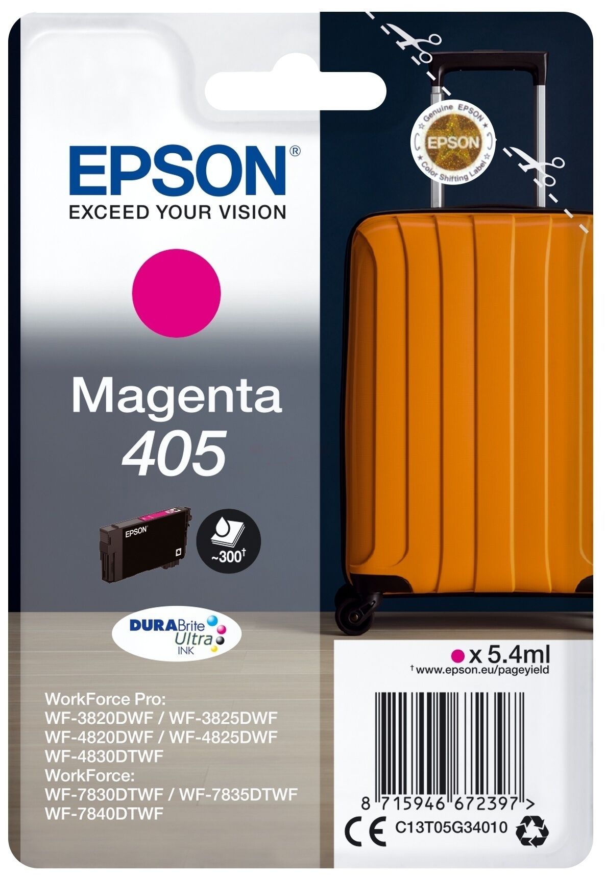 Tinte / Epson - C13T05G34010 / 405