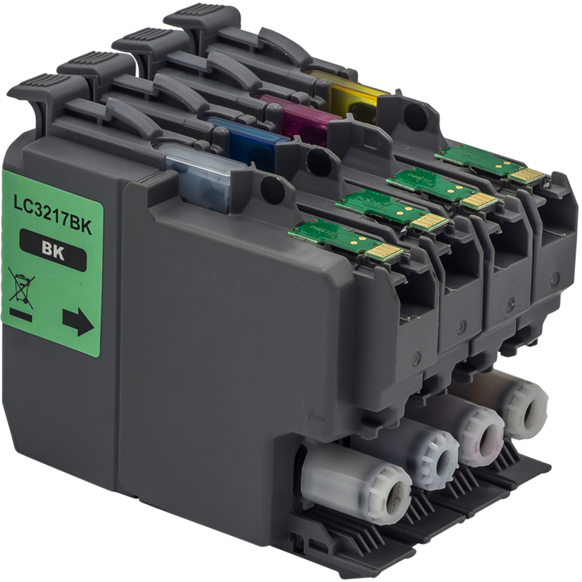 Recycelte Tintenpatronen Brother LC-3217 CMYK Multipack – kompatibel mit Brother MFC-J5330DW, MFC-J5730DW, MFC-J5930DW