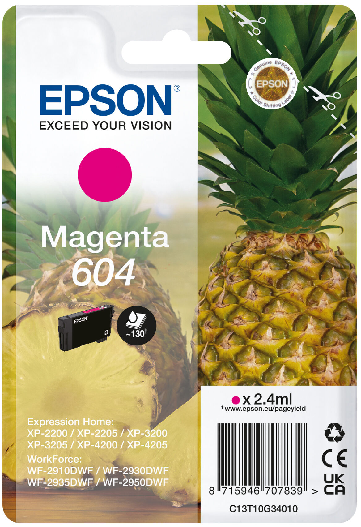 Tinte / Epson - C13T10G34010 / 604