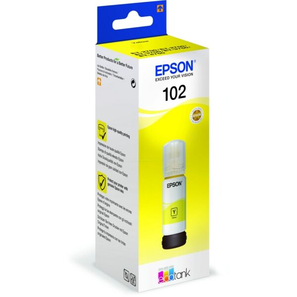 Original Tintenflasche Epson 102 Yellow Original Tintenflasche Epson 102 Yellow