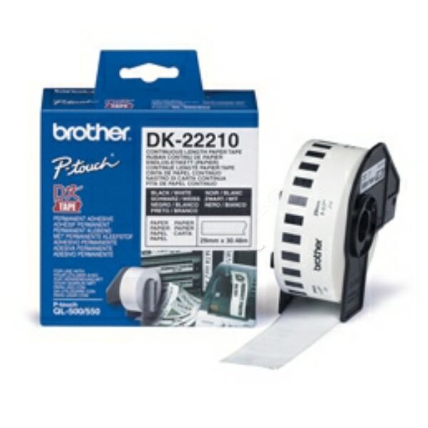 Original Etikettenrolle Brother DK-22210 