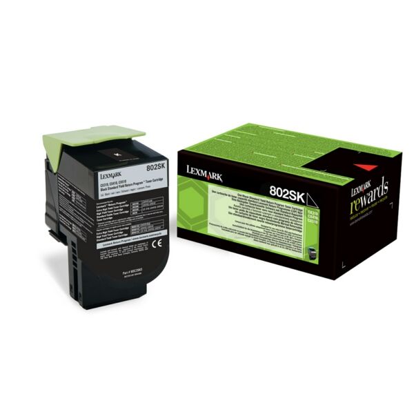 Original Toner Lexmark 80C2SK0 Black