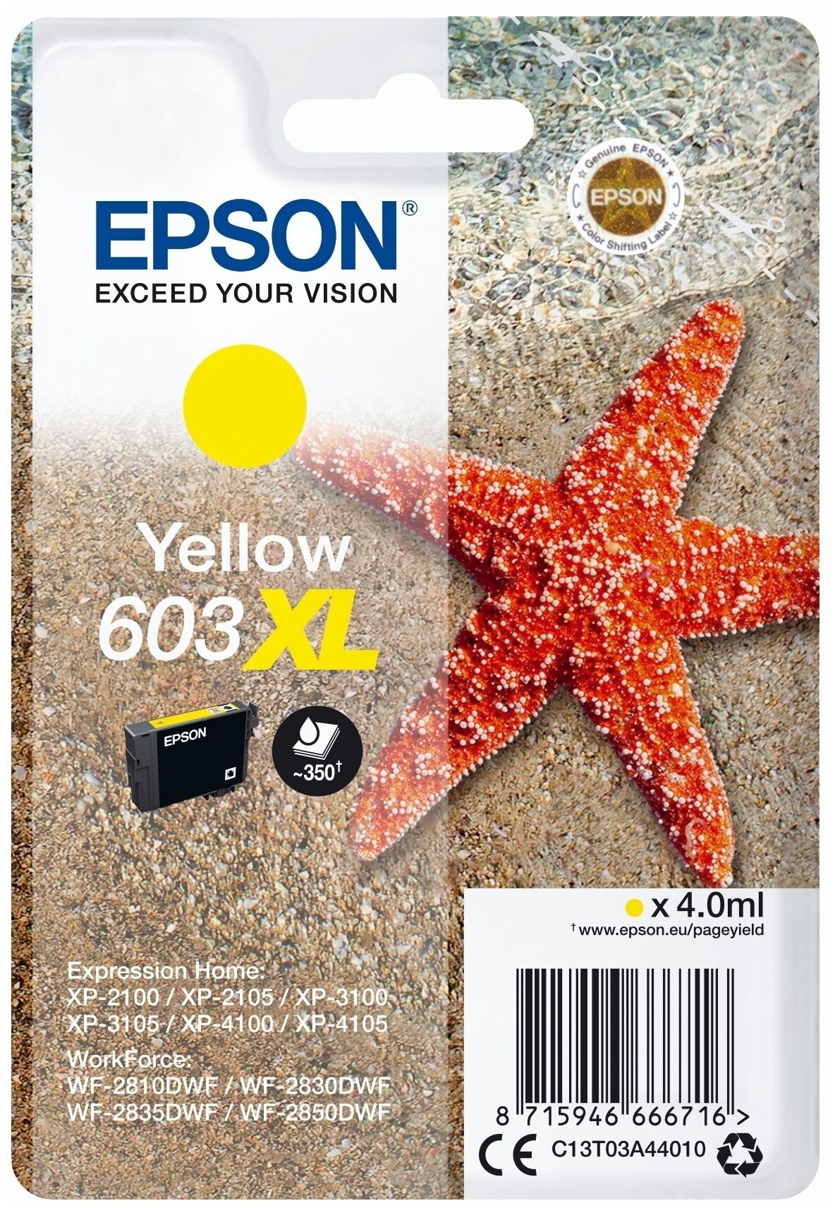 Tinte / Epson - C13T03A44010 / 603XL