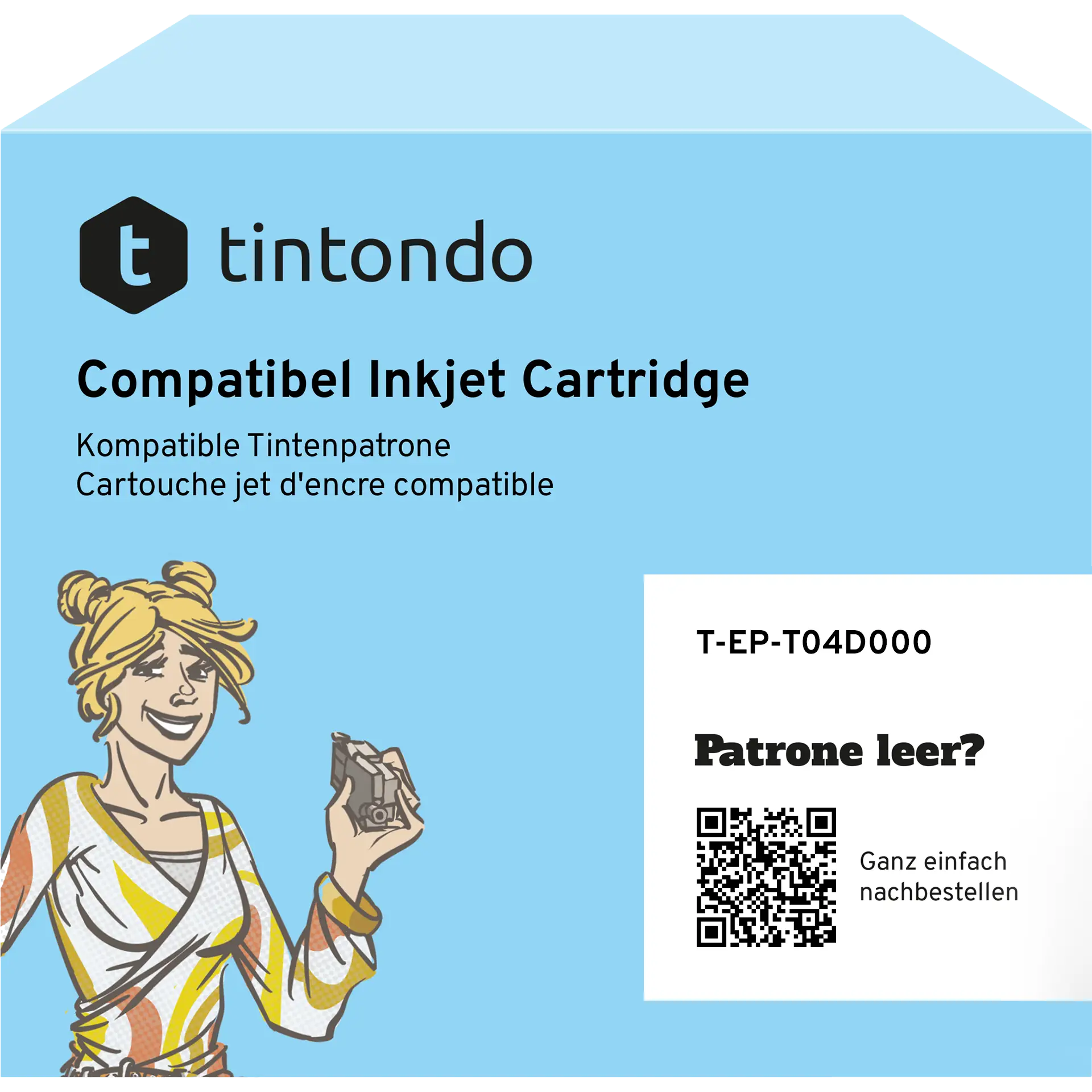 Resttintenbehälter, kompatibel zu Epson T04D0