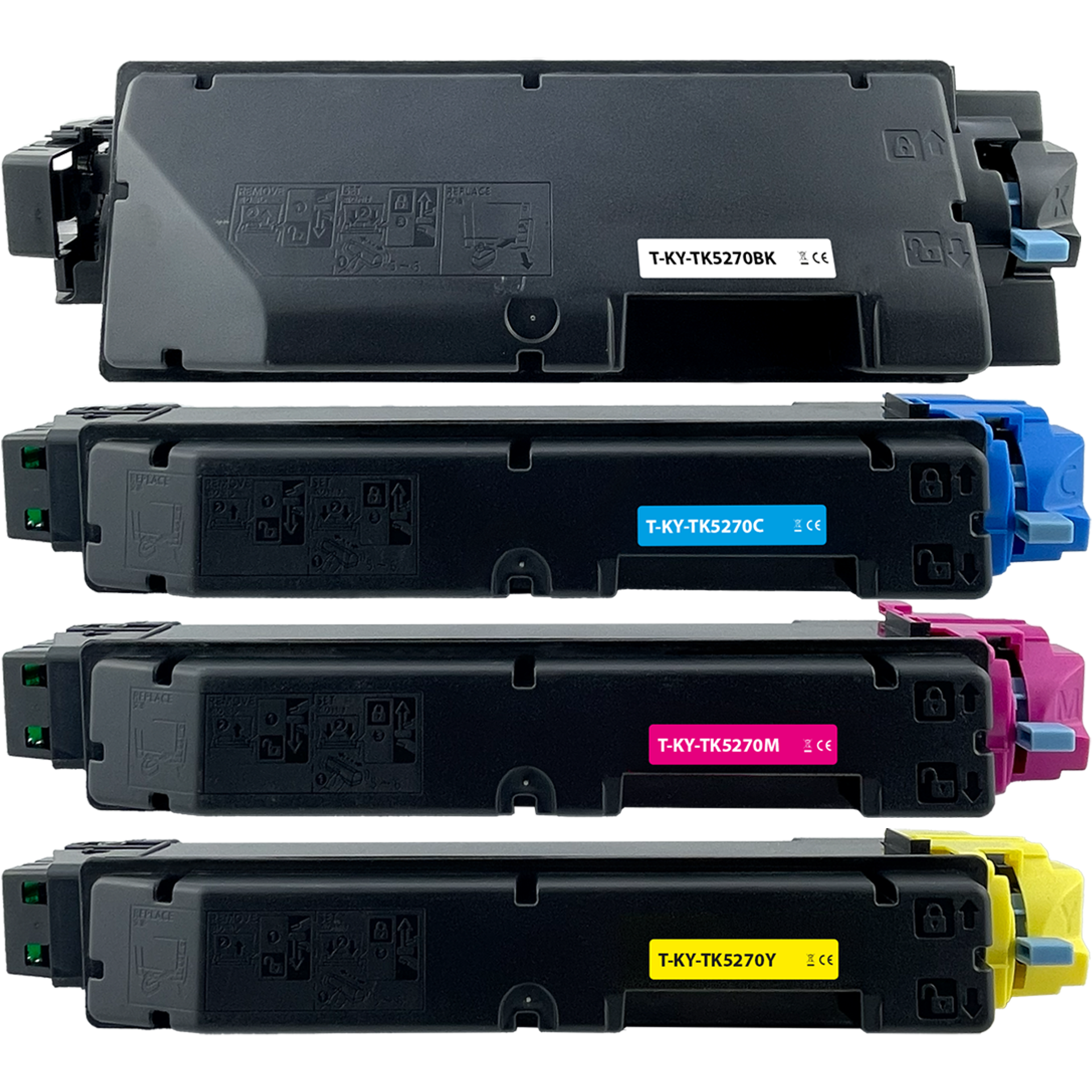Toner kompatibel für Kyocera TK-5270 BKCMY 4er Set