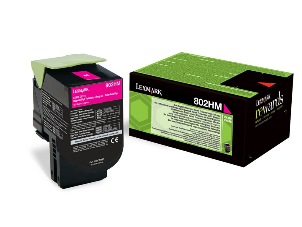 Toner / Lexmark - 80C2HM0 / 802HM
