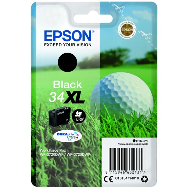 Original Tintenpatrone Epson 34XL Black