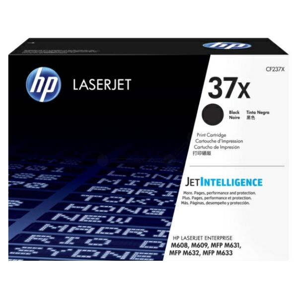Original Toner HP CF237X Black