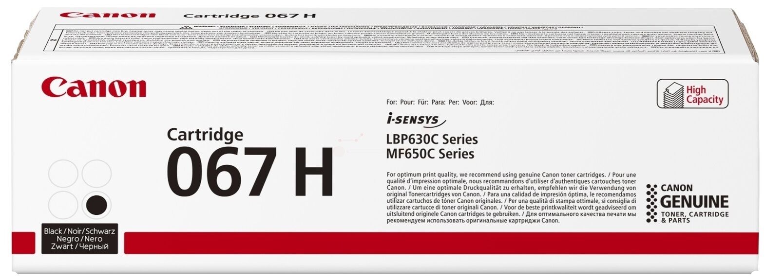 Original Canon Toner CRG 067H schwarz (5106C002) Original Canon Toner CRG 067H Black