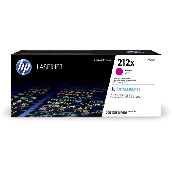Original Toner HP W2123X Magenta
