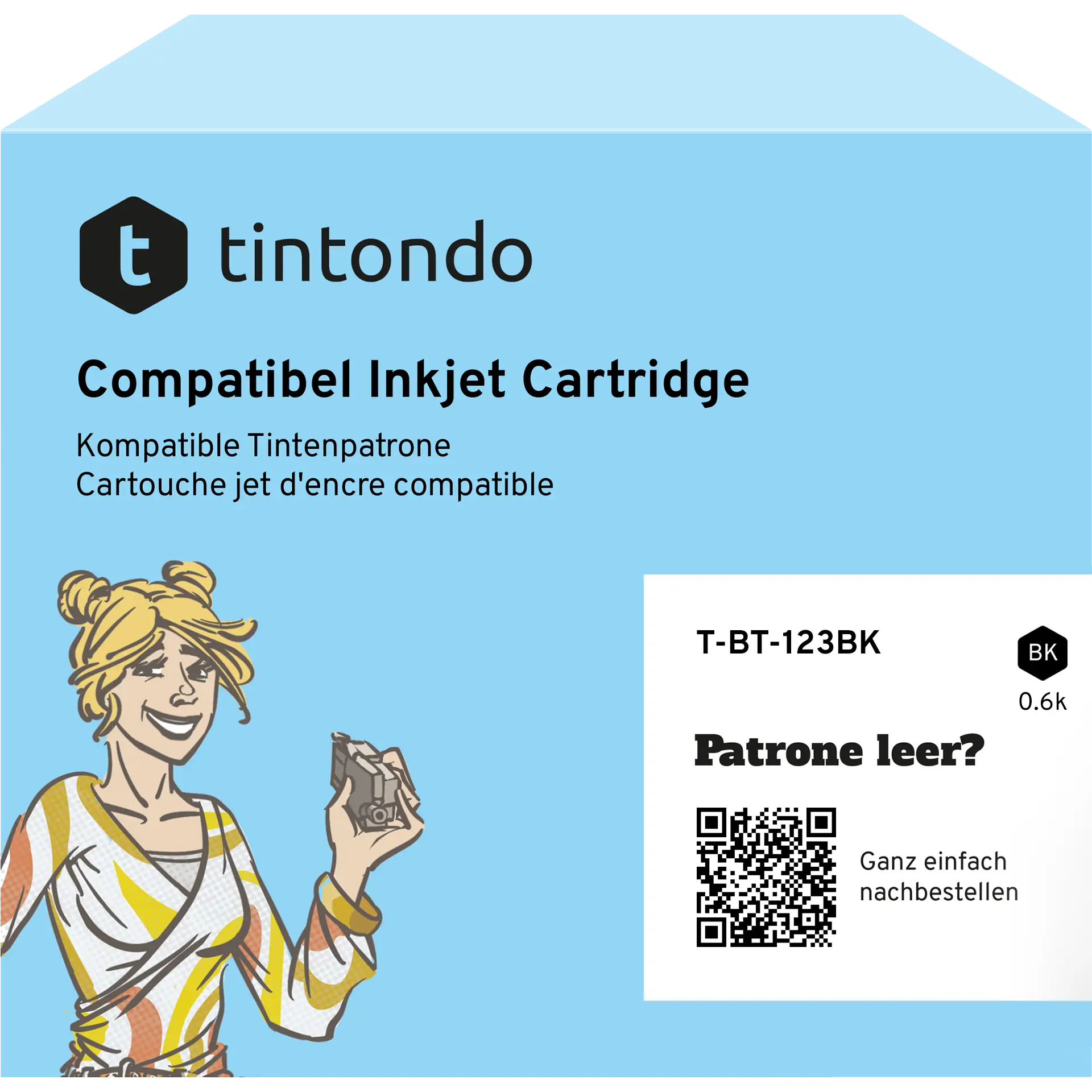 Alternative Tintenpatrone Brother LC-123 Black
