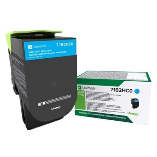 Original Toner Lexmark 71B2HC0 Cyan