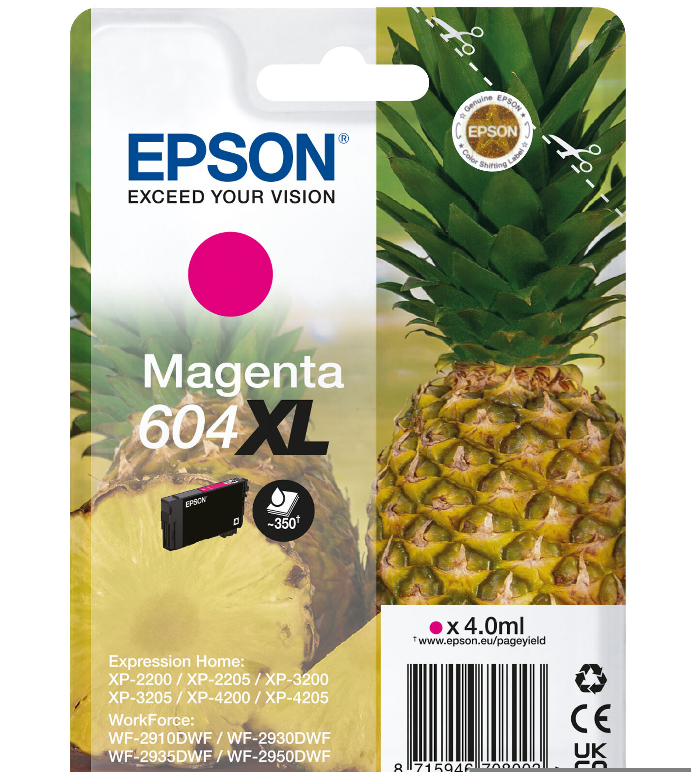 Tinte / Epson - C13T10H34010 / 604XL