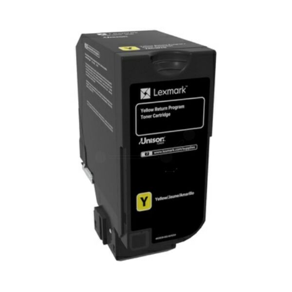 Original Toner Lexmark 74C2SY0 Yellow