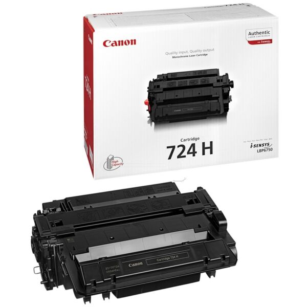 Original Toner Canon CRG 724H Black
