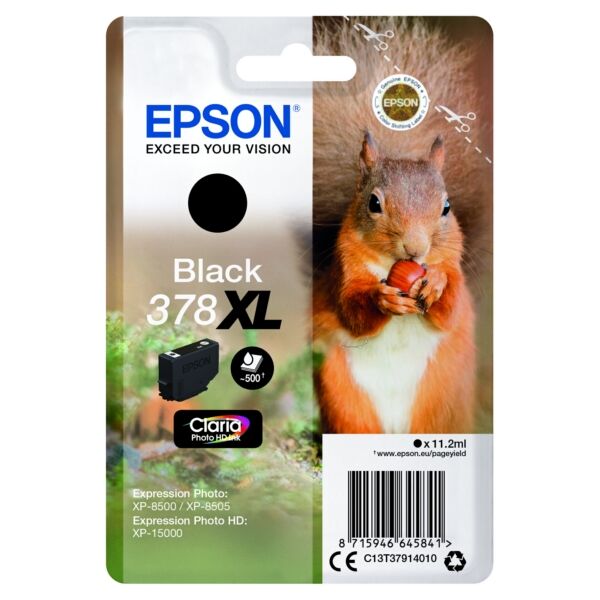 Original Tintenpatrone Epson 378XL Black