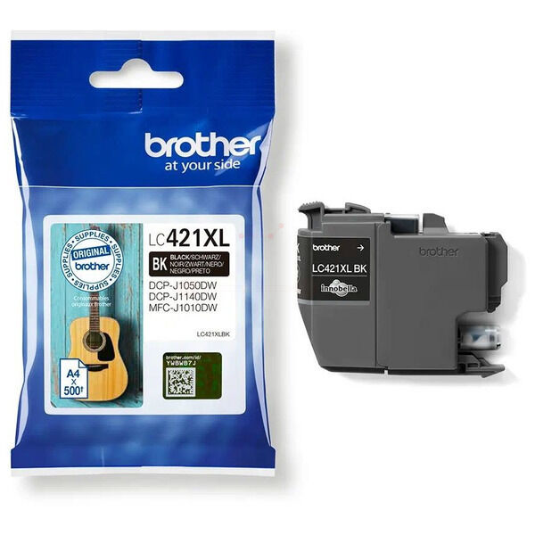 Original Tintenpatrone Brother LC-421XL Black