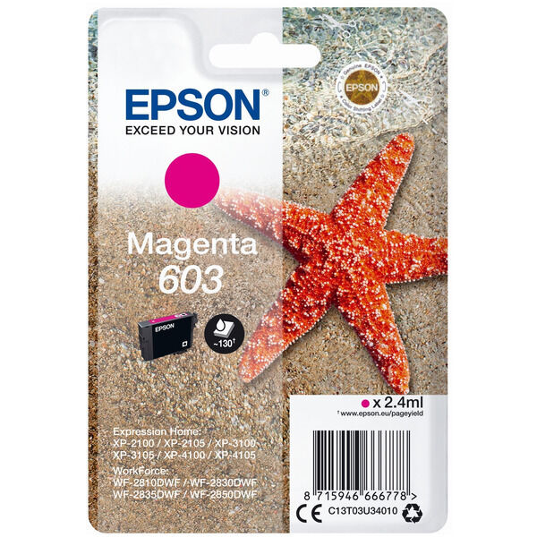 Original Tintenpatrone Epson 603 Magenta