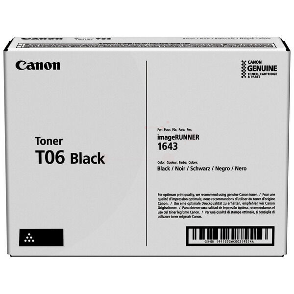 Original Toner Canon T06 Black