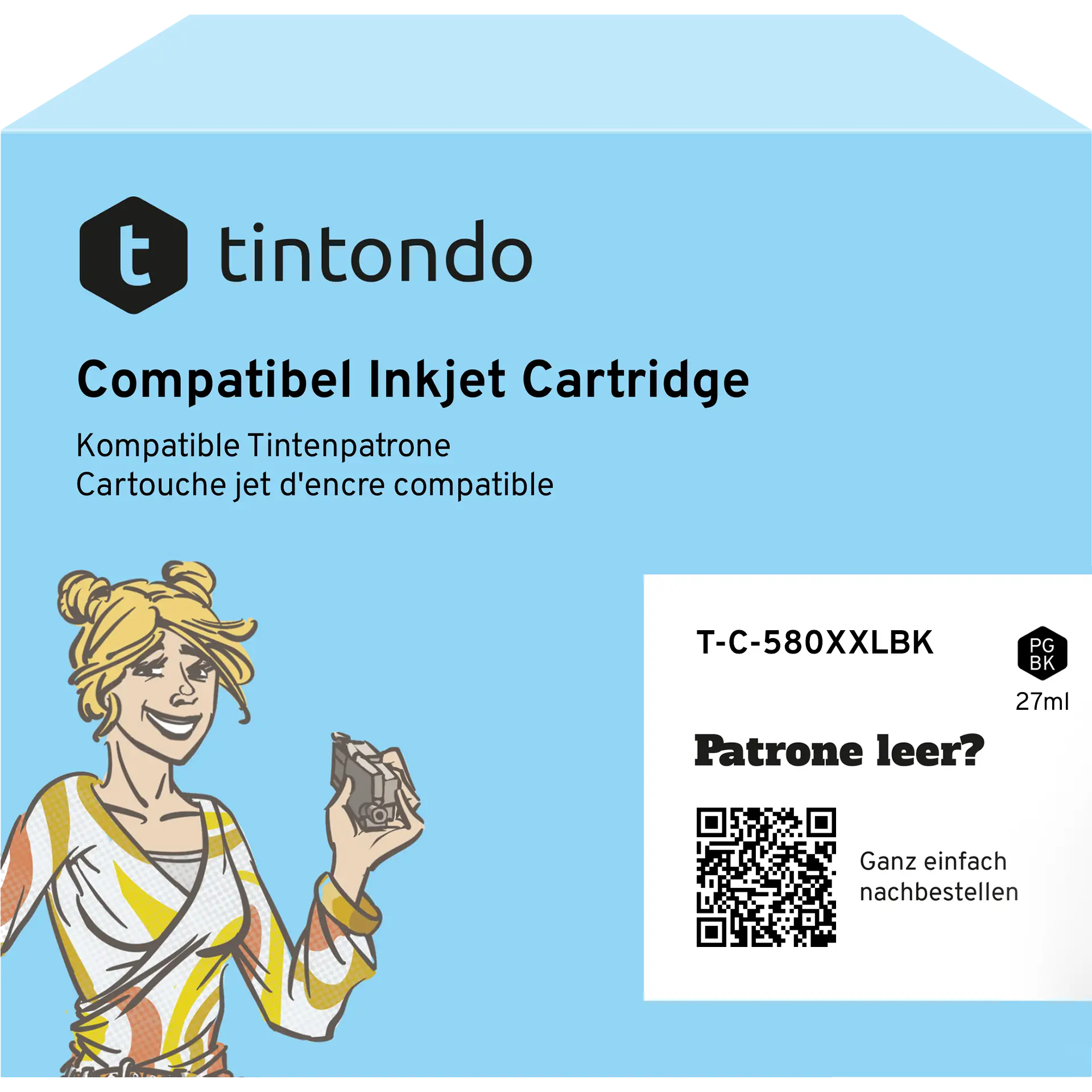 Alternative Tintenpatrone Canon PGI-580XXL Black