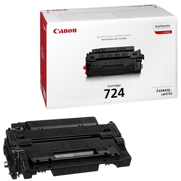 Original Toner Canon CRG 724 Black