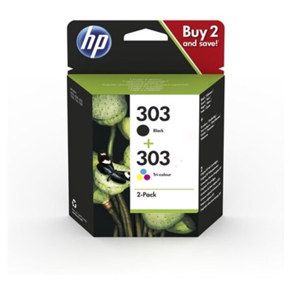 Original Druckerpatronen HP 303 Doppelpack Black and Color