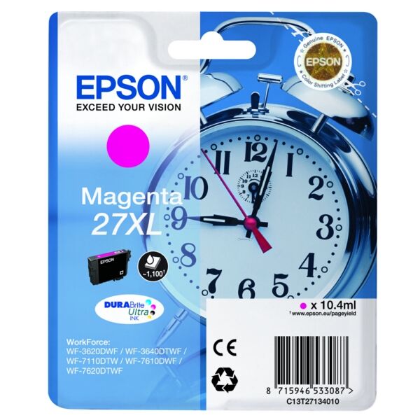 Original Tintenpatrone Epson 27XL Magenta