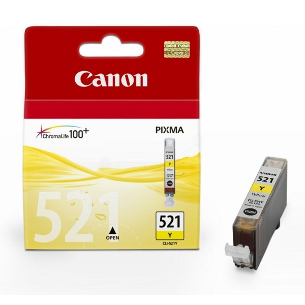 Original Tintenpatrone Canon CLI-521 Yellow