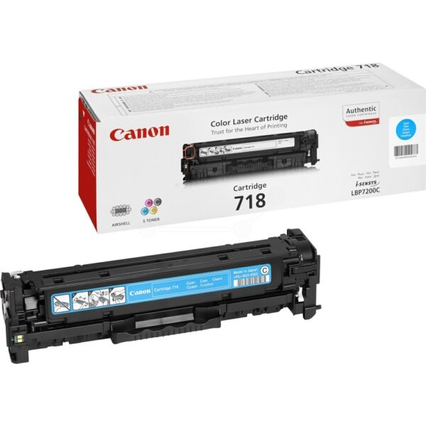 Original Toner Canon CRG 718 Cyan