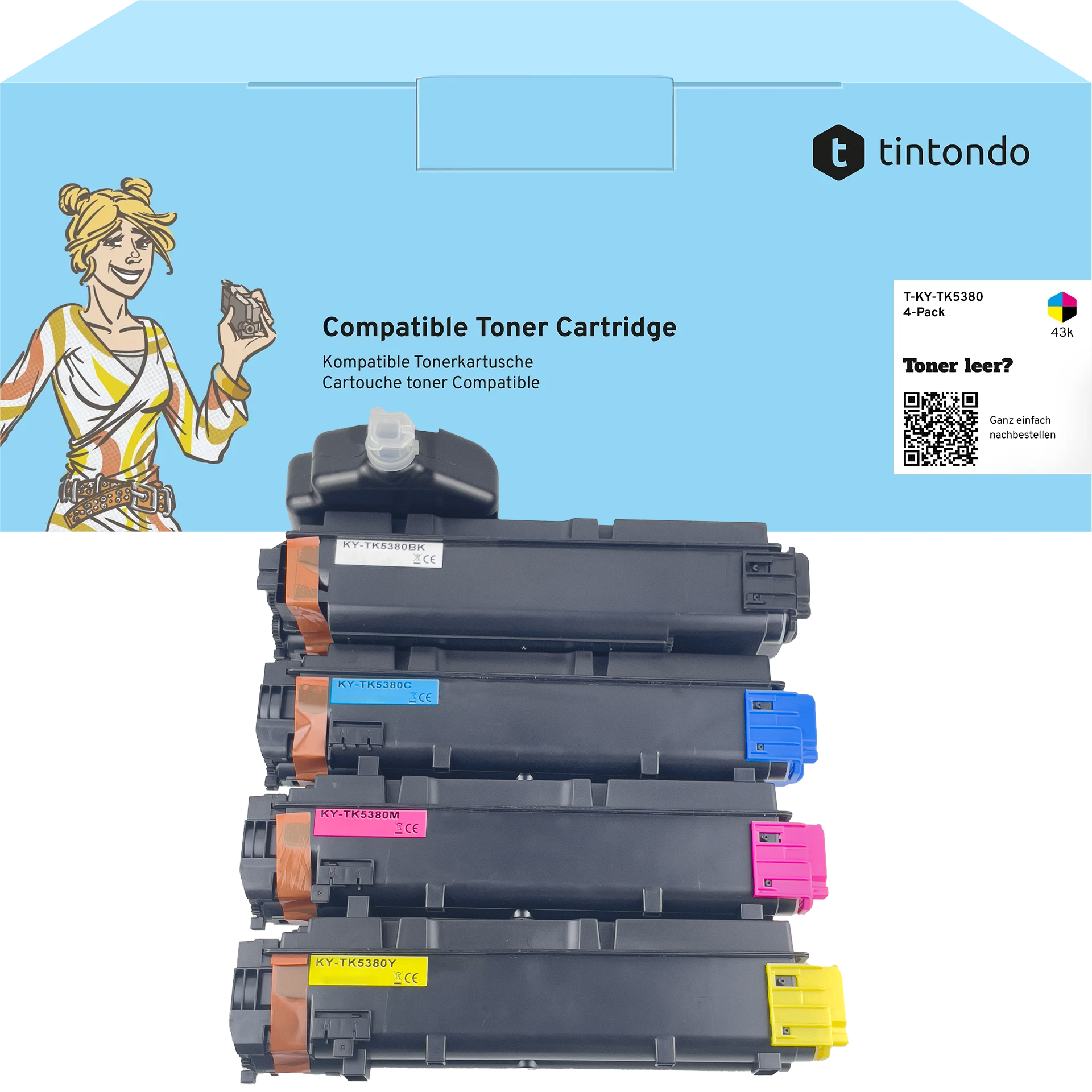 Toner, kompatibel zu Kyocera TK-5280 CMYK Multipack