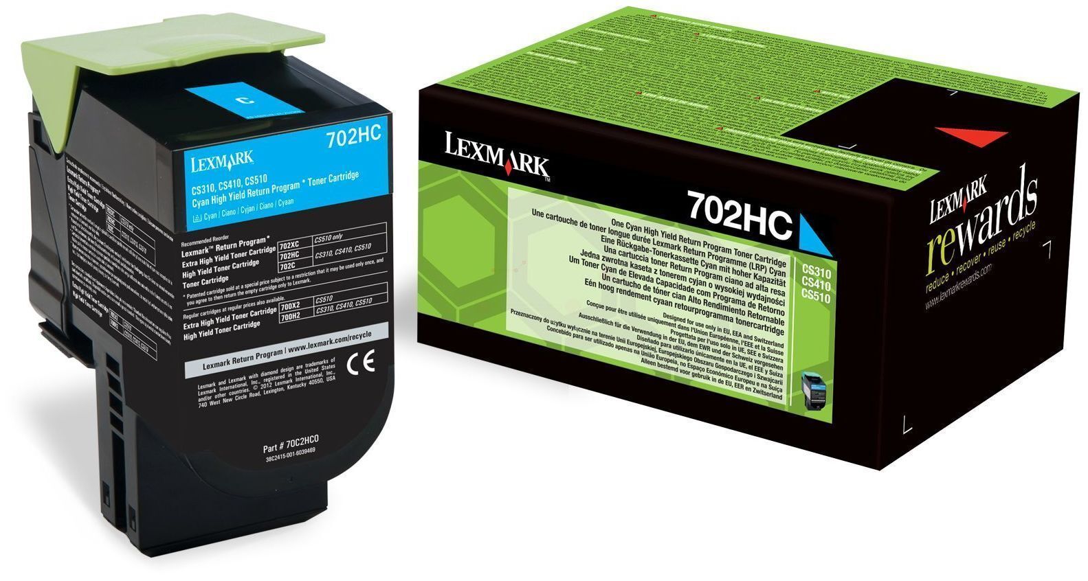 Toner / Lexmark - 70C2HC0 / 702HC