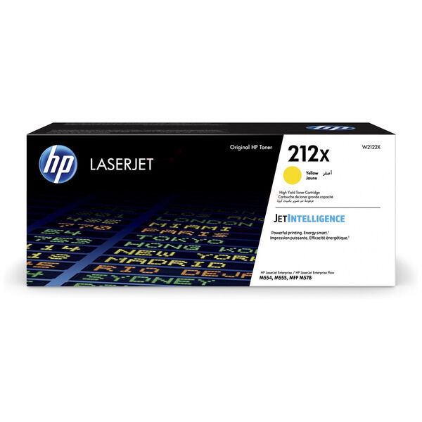 Original Toner HP W2122X Yellow