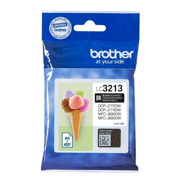 Original Tintenpatrone Brother LC-3213 Black