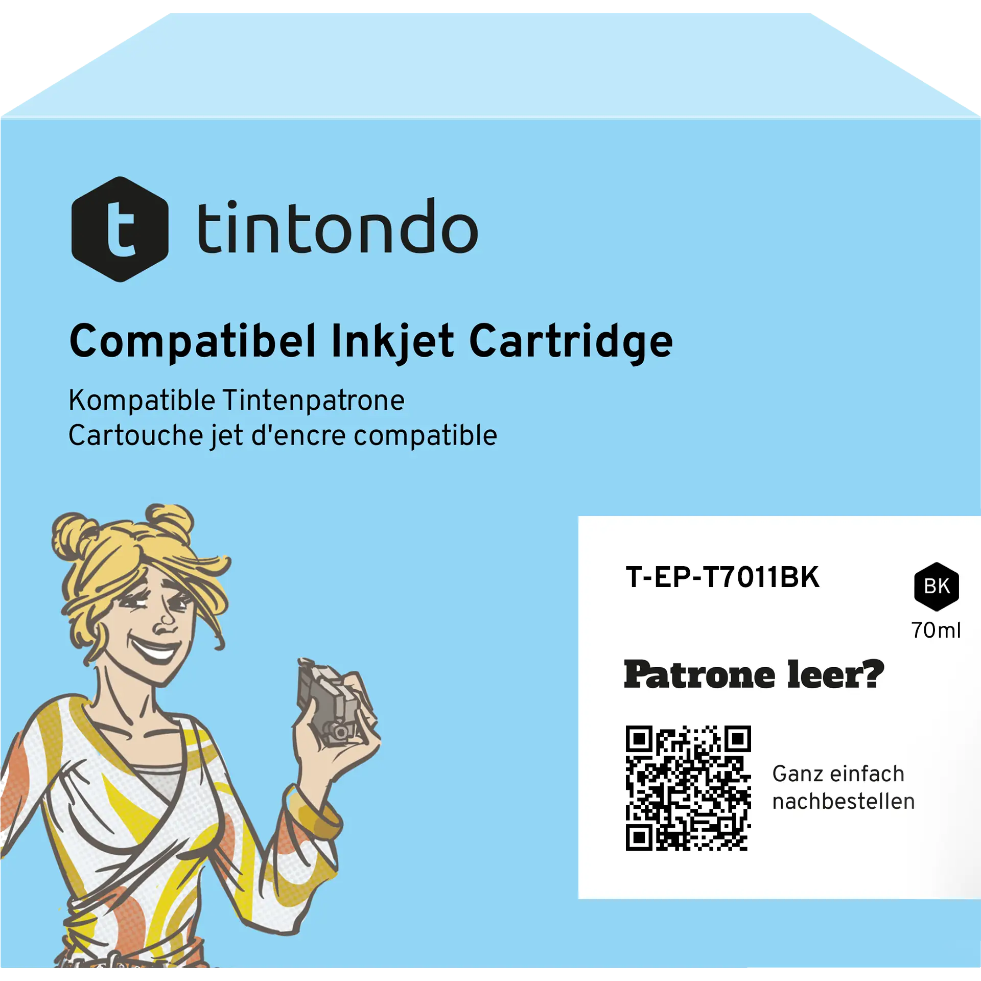 Alternative Tintenpatrone Epson T7011XXL Black