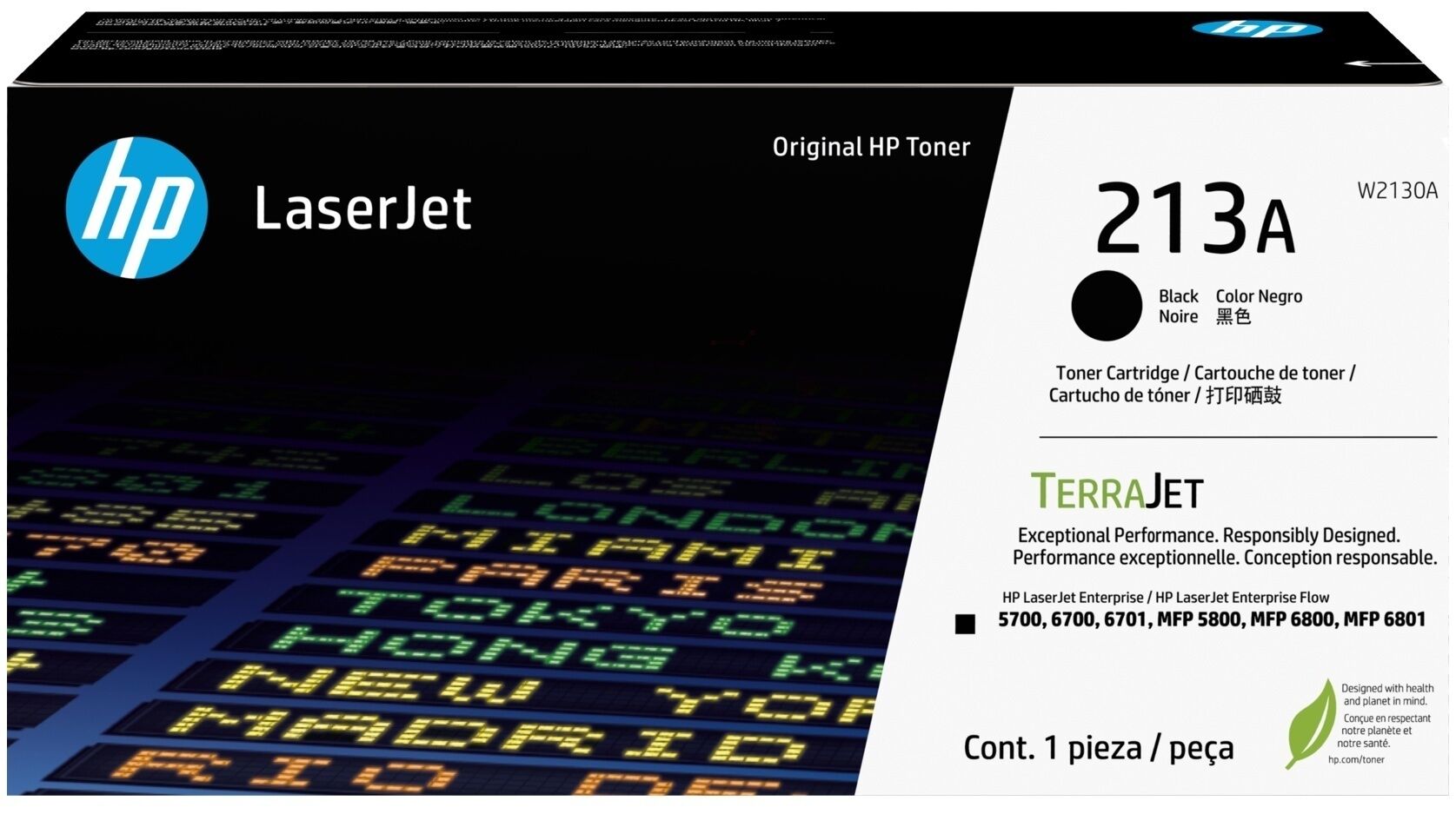 Toner / HP - W2130A / 213A