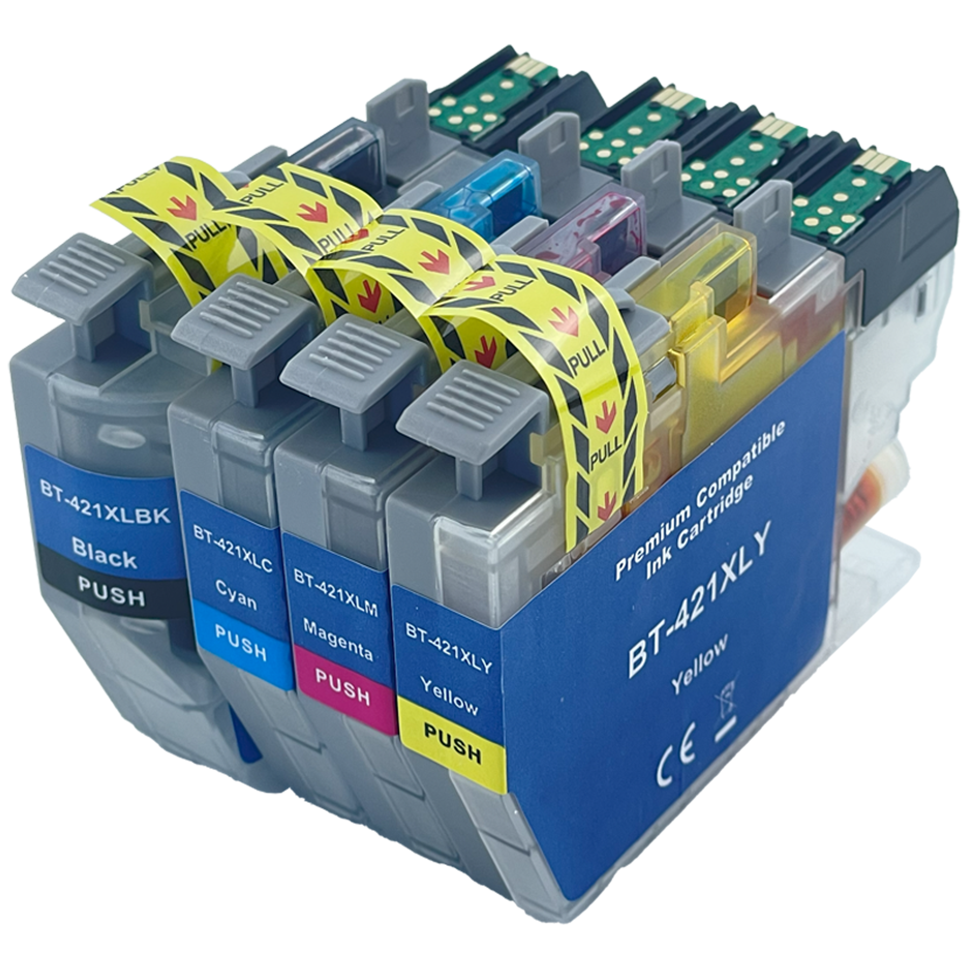 Tintenpatronen, kompatibel zu Brother LC-421XL CMYK Multipack – passend für Brother DCP-J1050DW, MFC-J1010DW, MFC-J1012DW Tintenpatronen, kompatibel zu Brother LC-421XL CMYK Multipack – passend für Brother DCP-J1050DW, MFC-J1010DW, MFC-J1012DW