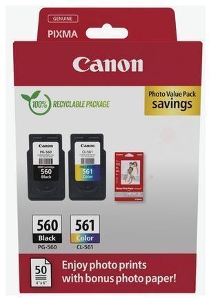 Druckkopfpatrone / Canon - 3713C008 / PG-560+CL-561 Multipack
