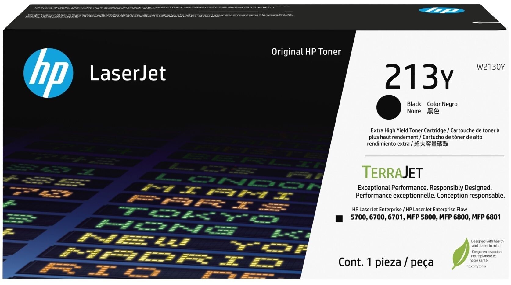 Toner / HP - W2130Y / 213Y