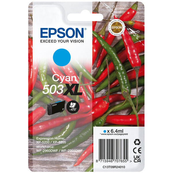 Original Tintenpatrone Epson 503XL Cyan