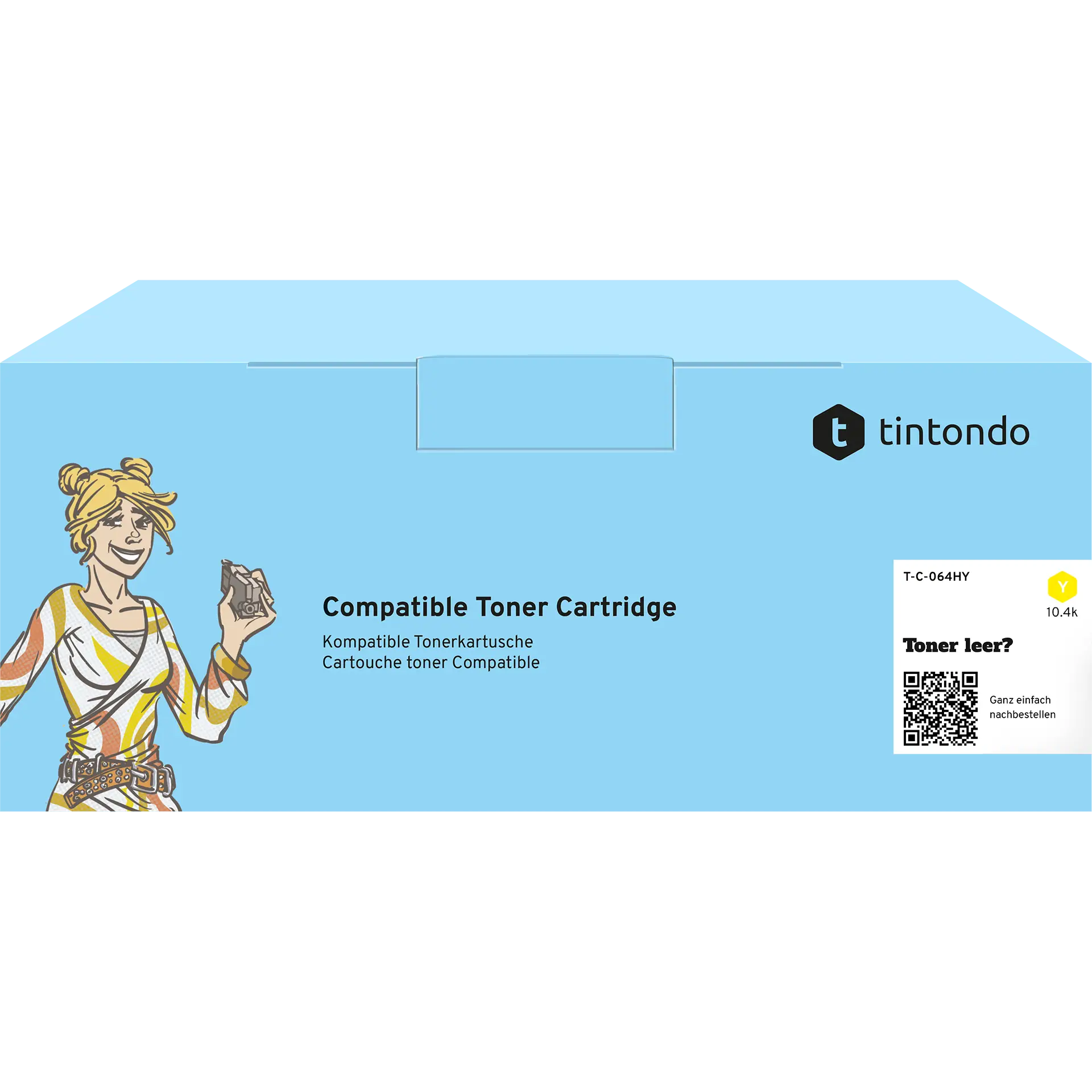 Toner, kompatibel zu Canon CRG 064H Yellow ~ 10.400 Seiten